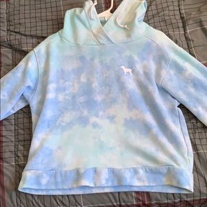 PINK tie dye hoodie